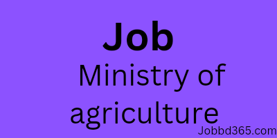 Ministry of Agriculture MOA Job Circular 2023